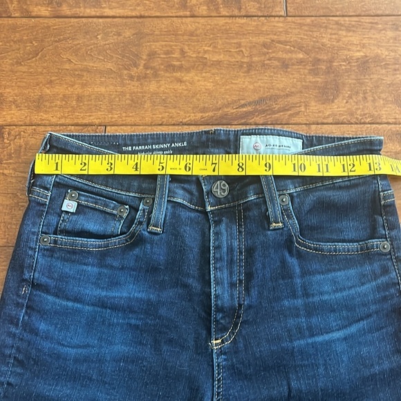 AG Adriano Goldschmied Jeans Farah High-Rise Stretch Skinny Ankle Jeans Size 27R - Picture 9 of 16